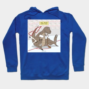 T-Rex is the Best Ice Hockey Goalie Hoodie